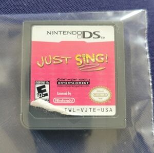 Just Sing! Nintendo DS Video Game Cart Only Tested